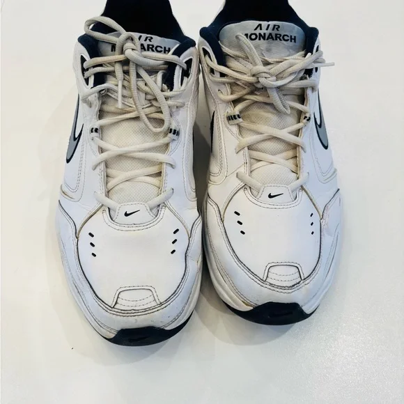 Nike Air Monarch IV Men's White and Black Athletic Shoes size 14 W - Picture 4 of 9